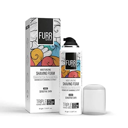 Furr by Pee Safe Moisturizing Shaving Foam for Women Sensitive Skin
