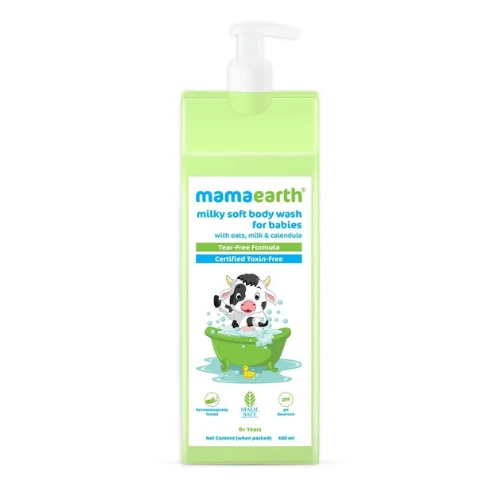 Mamaearth Milky Soft Body Wash For Babies-400ml