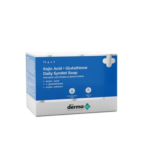The Derma Co. Kojic Acid + Glutathione Daily Syndet Soap 75gm (Pack of 2)