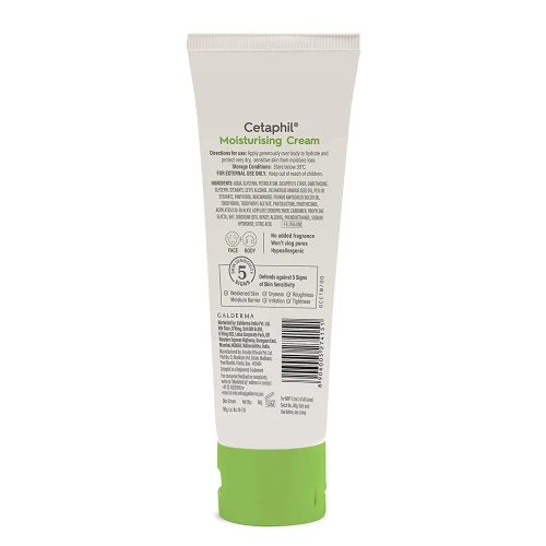 Cetaphil Moisturising Cream for Face & Body , Dry to Normal, Sensitive skin - 80 gm