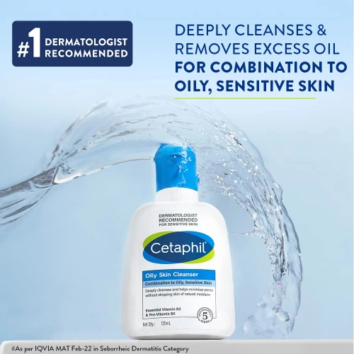 CETAPHIL OILY SKIN CLEANSER 125 ML