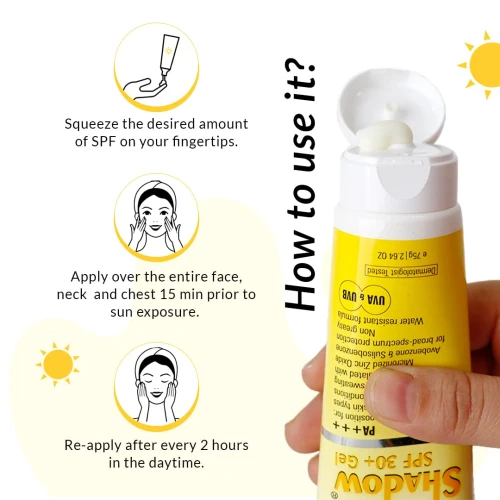 Fixderma Shadow Sunscreen SPF 30+ Cream - 75 Gm