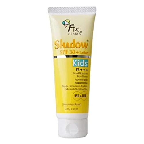 Fixderma Shadow Sunscreen SPF 30+ Lotion | Sunscreen for Kids | - 75 gm