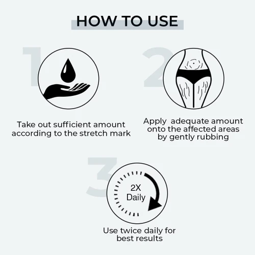 Fixderma Strallium Stretch Mark Cream, Removes Pregnancy stretch marks, Scar removal and Moisturizing Cream, Stretch mark remover for Stomach, thighs & all body parts- 75g