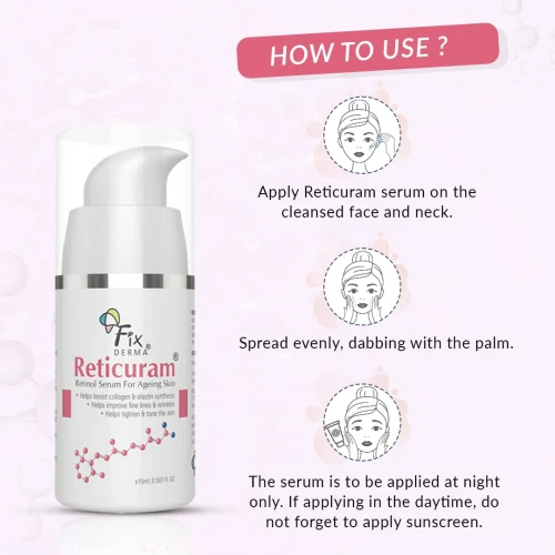 Fixderma .05% Pure Retinol Reticuram Face Serum - 15ml