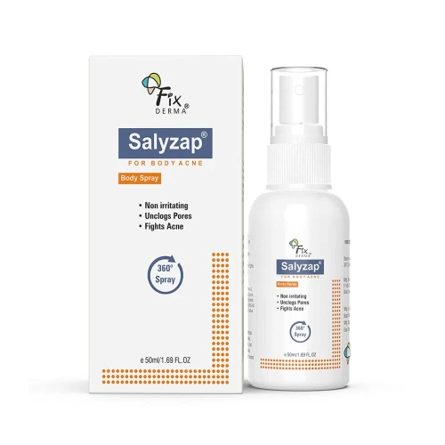 Fixderma Salyzap Body Spray For Acne on Back, Shoulders, Neck & Chest - 50ml
