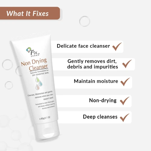Fixderma Non Drying Cleanser - 75 gm