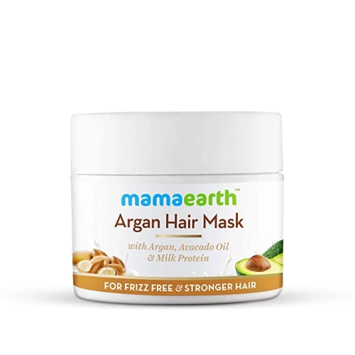 Mamaearth Argan Hair Mask with Argan, Avocado Oil & Milk Protein for Frizz-Free & Stronger Hair – 200 ml