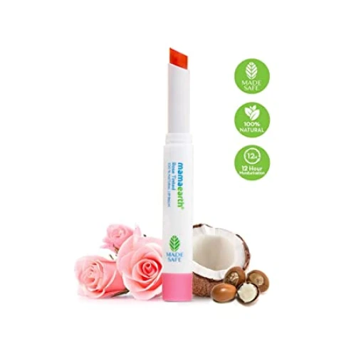 Mamaearth 100% Natural Lip Balm for Women - 2 g (Rose)
