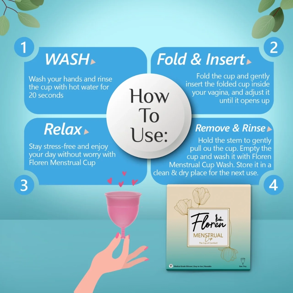 Floren Menstrual Cup (Size-Large)