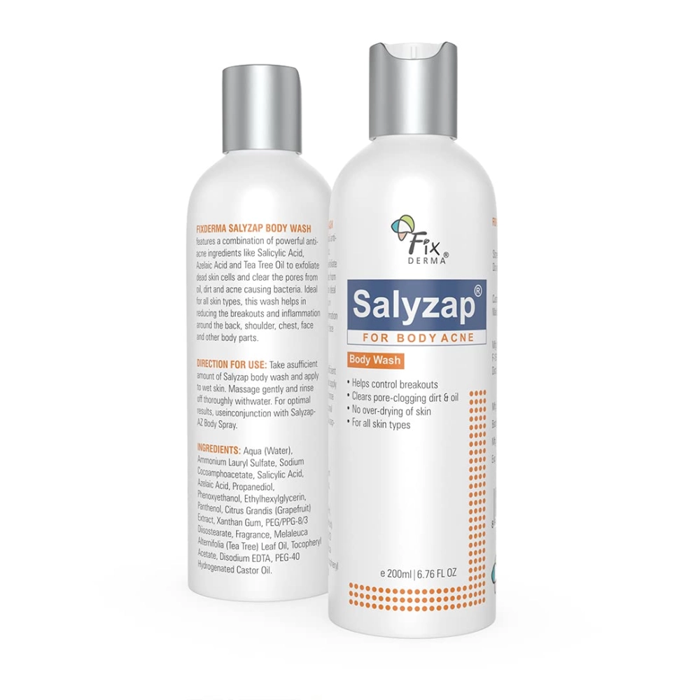 Fixderma Salyzap Body Wash For Body Acne 200Ml