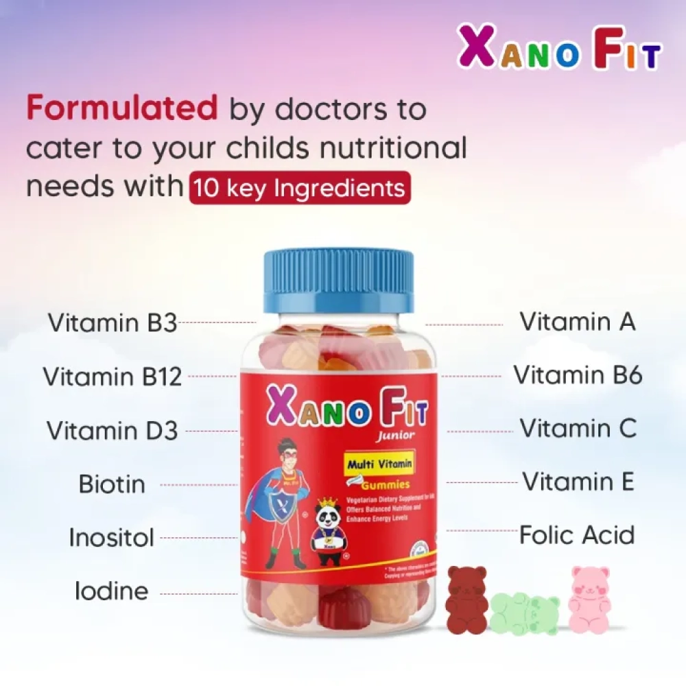 Xano Fit Multivitamin Gummies – Junior