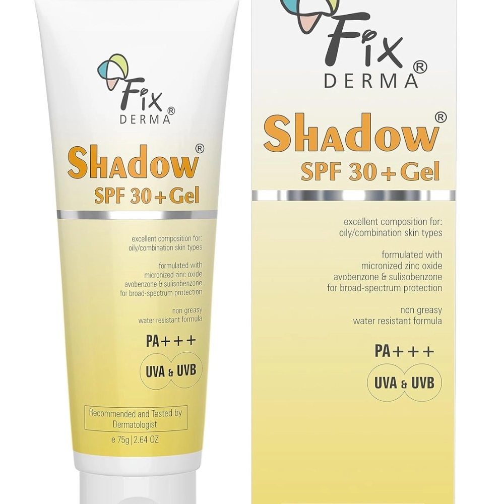 Buy FIXDERMA Shadow Sunscreen Spf 30+ Gel For Oily Skin, Body & Face