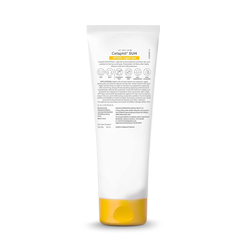 CETAPHIL SUN SPF 50+ LIGHT GEL 50ML