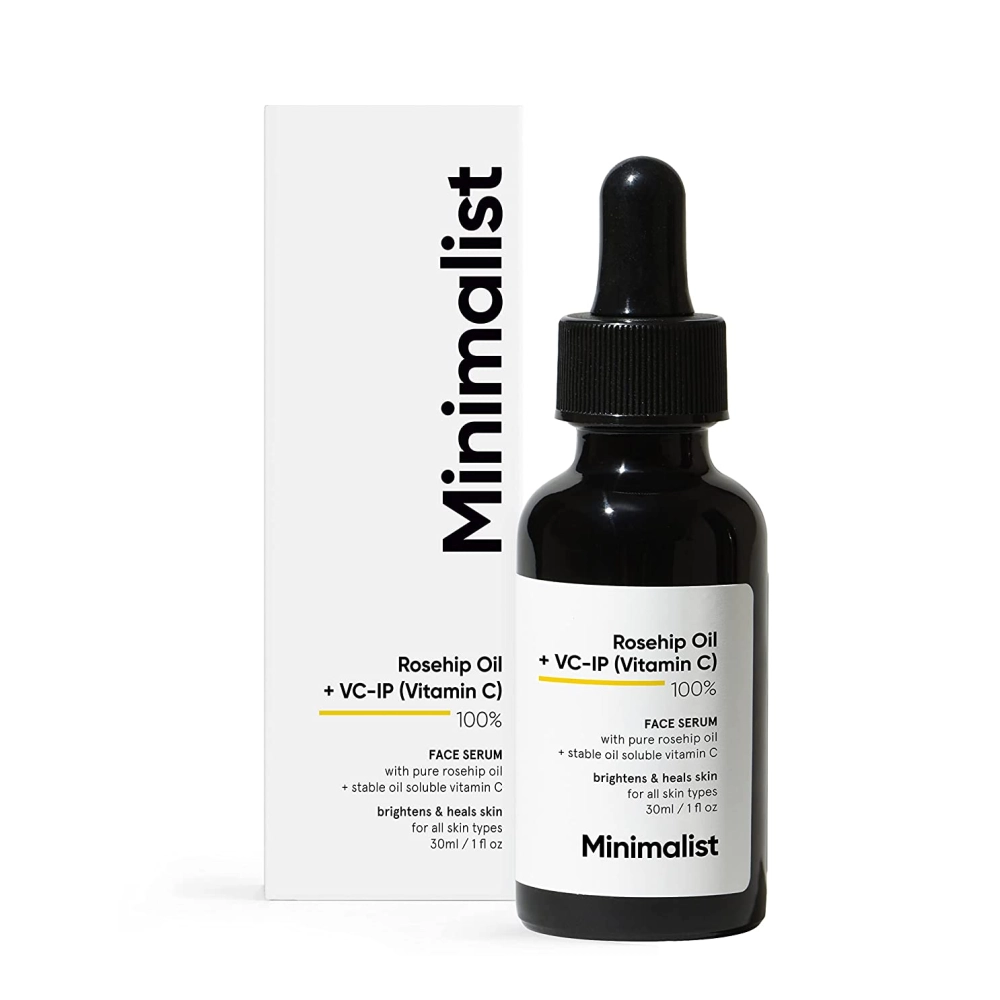 Minimalist Pure Rosehip Oil With Vitamin C Face Serum 30ml
