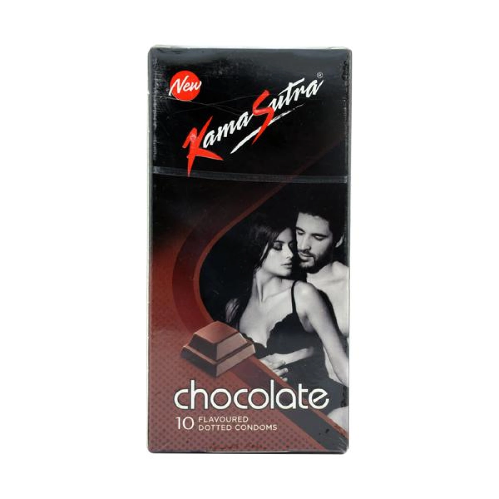 Kamasutra Chocolate Flavoured Condoms (pack Of 10)