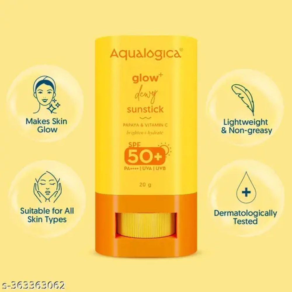 Aqualogica Glow+ Dewy Sunstick with Papaya & Vitamin C 20g