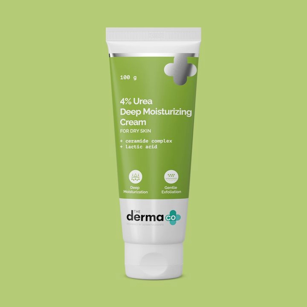 The Derma Co. 4% Urea Deep Moisturizing Cream with Urea, Lactic Acid, and Ceramide Complex - 100 gm