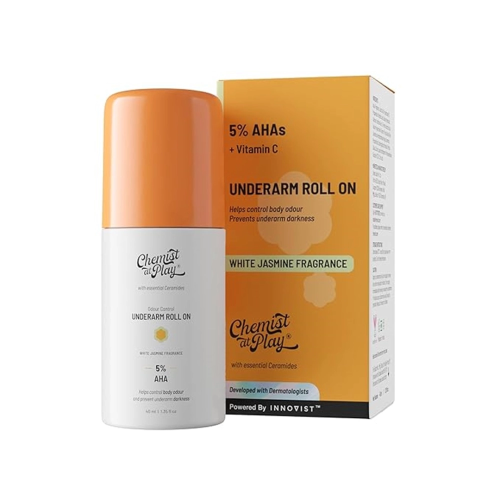 Chemist At Play Underarm Roll On - White Jasmine Fragrance 40ml