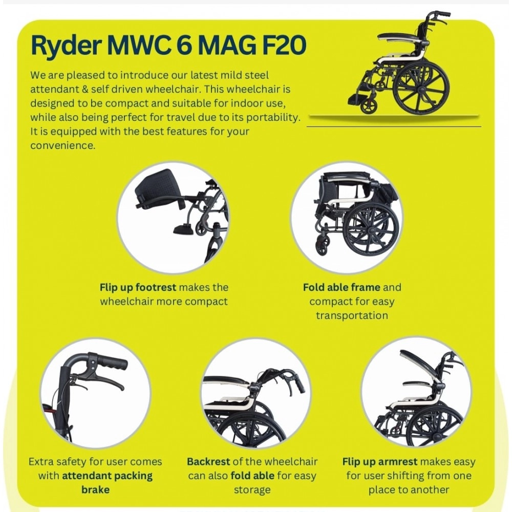 Karma Ryder 6 MWC - AR FR Mag - F20 Wheelchair