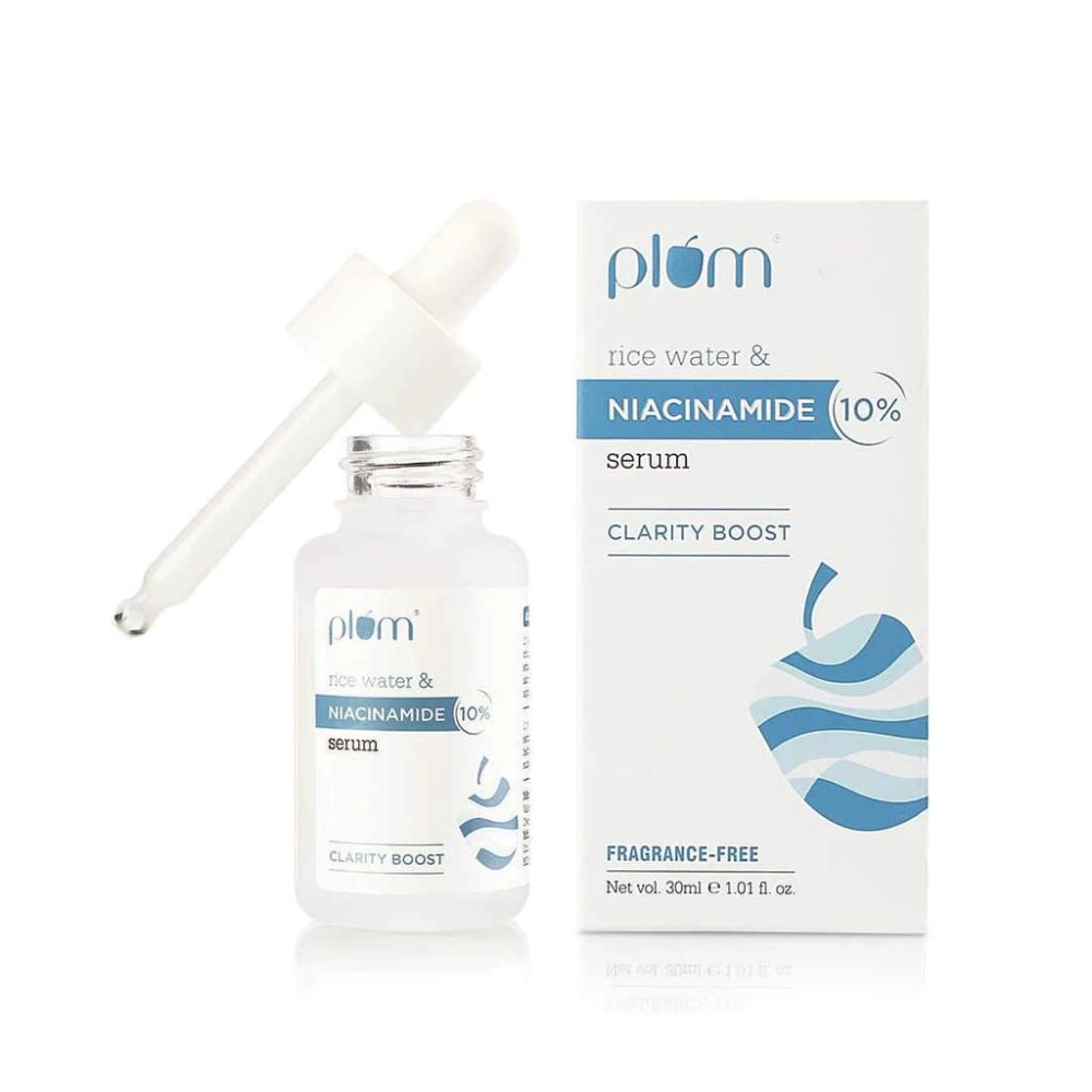 Plum Rice Water & 10% Niacinamide Serum 30ml