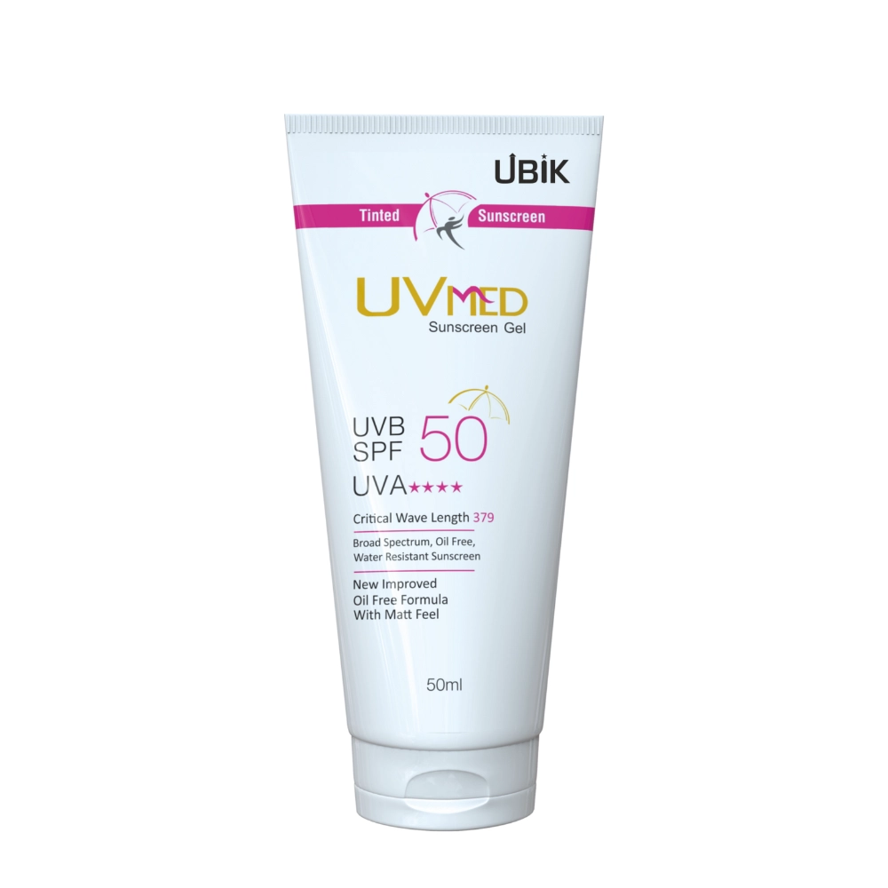 UVmed Suncreen Gel SPF 50 Oil Free with Matt feel UVA++++  50ml