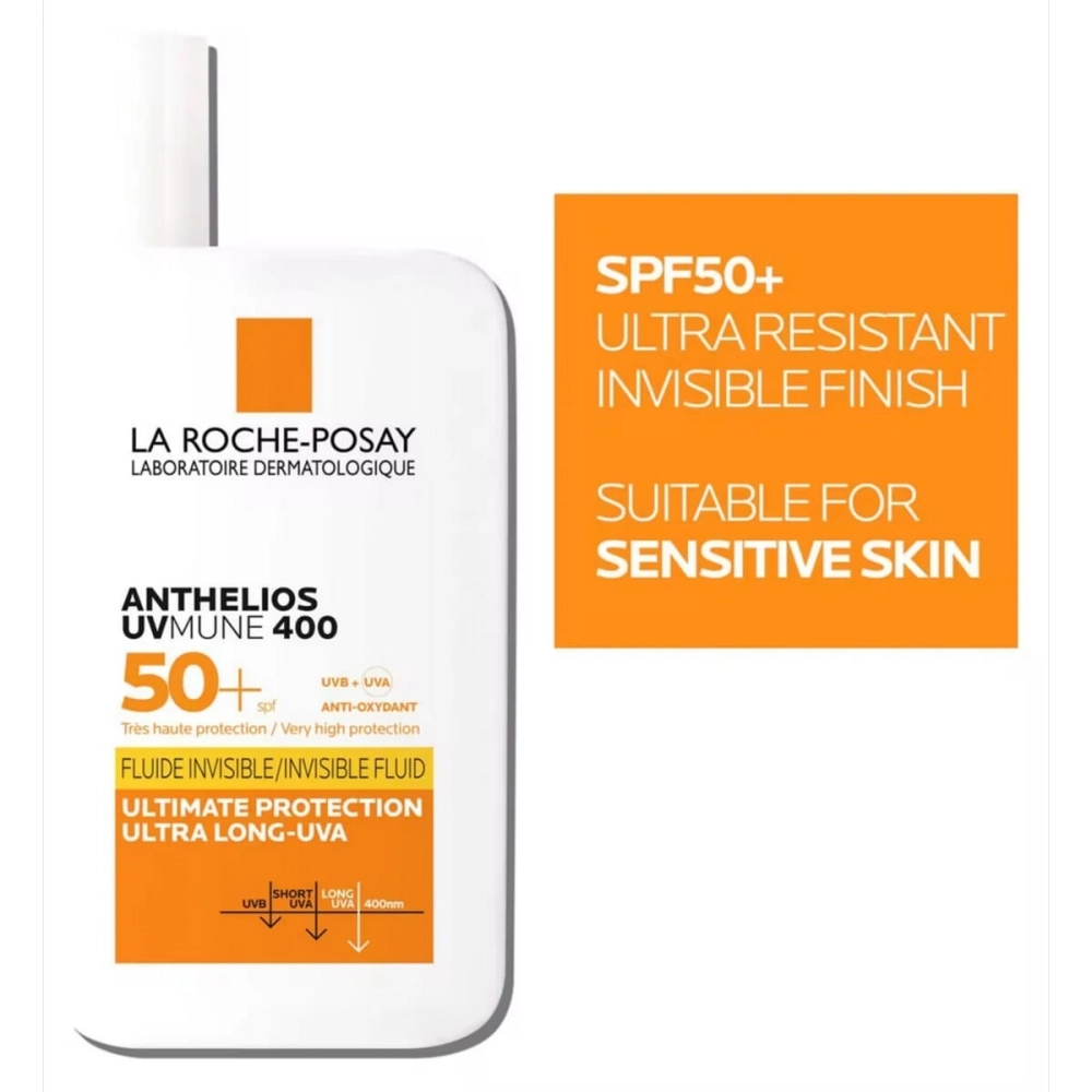La Roche Posay Anthelios Invisible Fluid Facial Sunscreen SPF 50+ 50ml