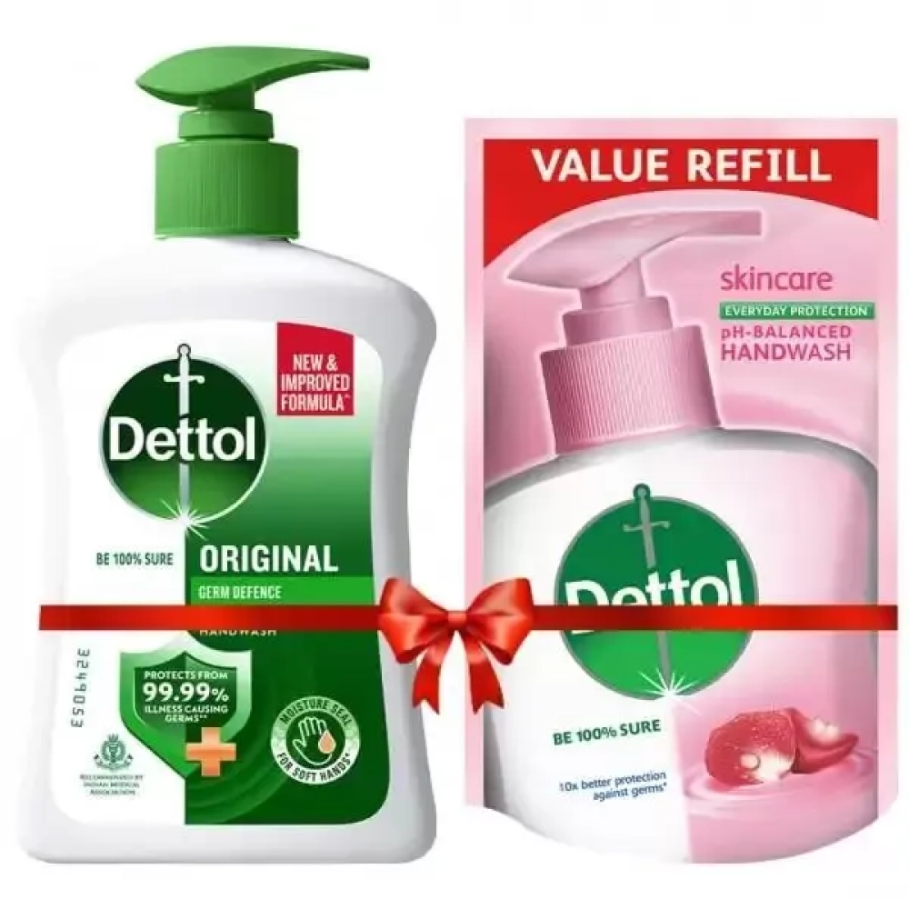 Dettol HandWash - 200 ml + 175 ml Refill