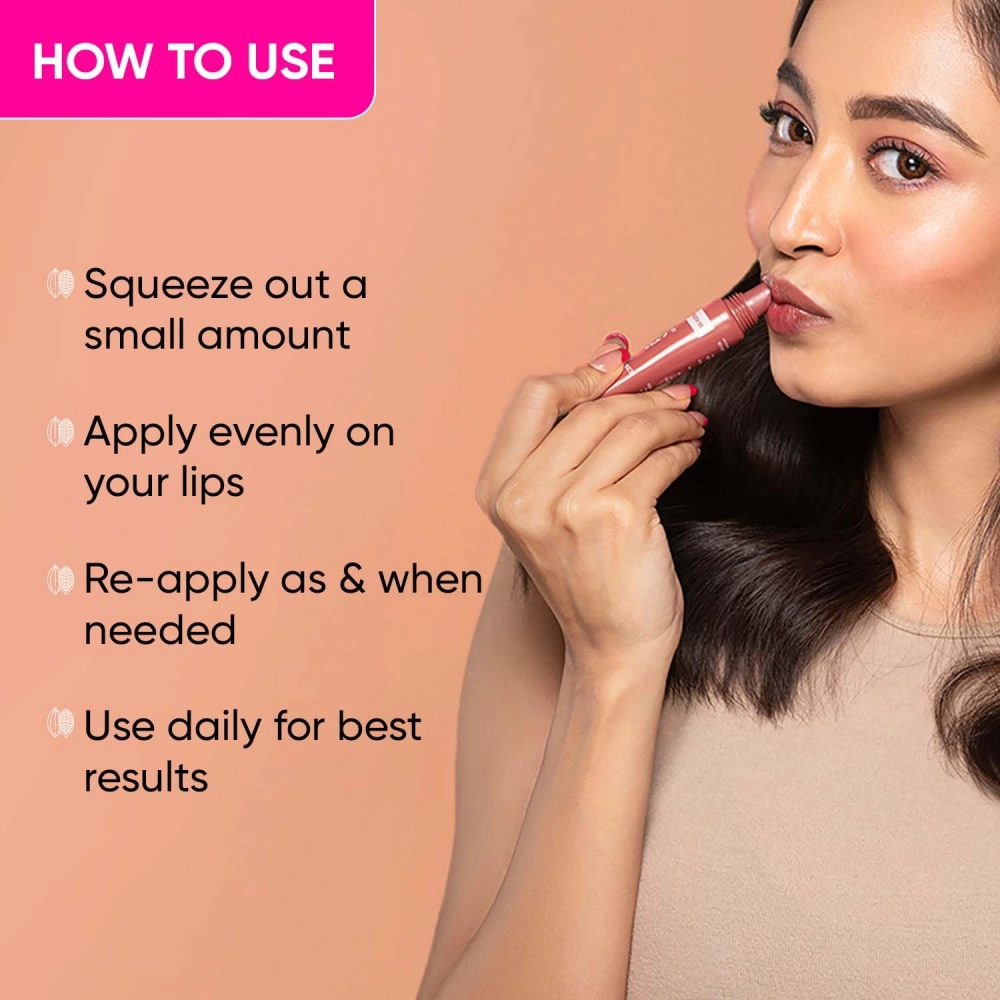 Dot & Key Ceramide & Peptide Barrier Repair Lip Balm SPF 50, PA+++ | Warm Nude | UVA/UVB Lip Protection | Soft Tinted Lip Moisturizer | Boosts Collagen & Instantly Plumps Lip | Prevents Pigmentation| Lip Balm for Women | 10gm