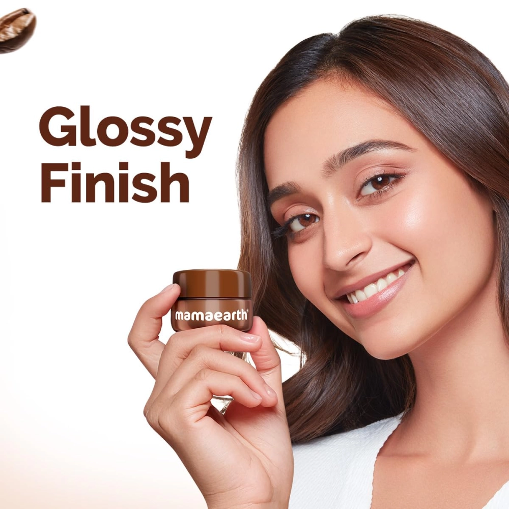 Mamaearth Cocoa Moisture Therapy Lip Balm with Cocoa Butter & Coffee for Dry & Chapped Lips - 15 g