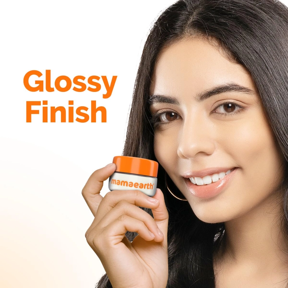 Mamaearth Vitamin C Moisture Therapy Lip Balm SPF 50 with Vitamin C & Honey for Lip Lightening - 15 g