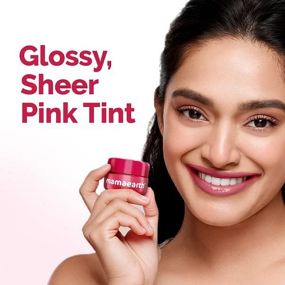 Mamaearth Beetroot Moisture Therapy Lip Balm with Beetroot & Hyaluronic Acid for Dry & Chapped Lips - 15 g