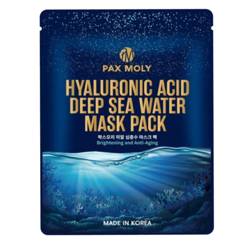 Pax Moly Hyaluronic Acid Deep Sea Water Sheet Mask Pack- 25 ml