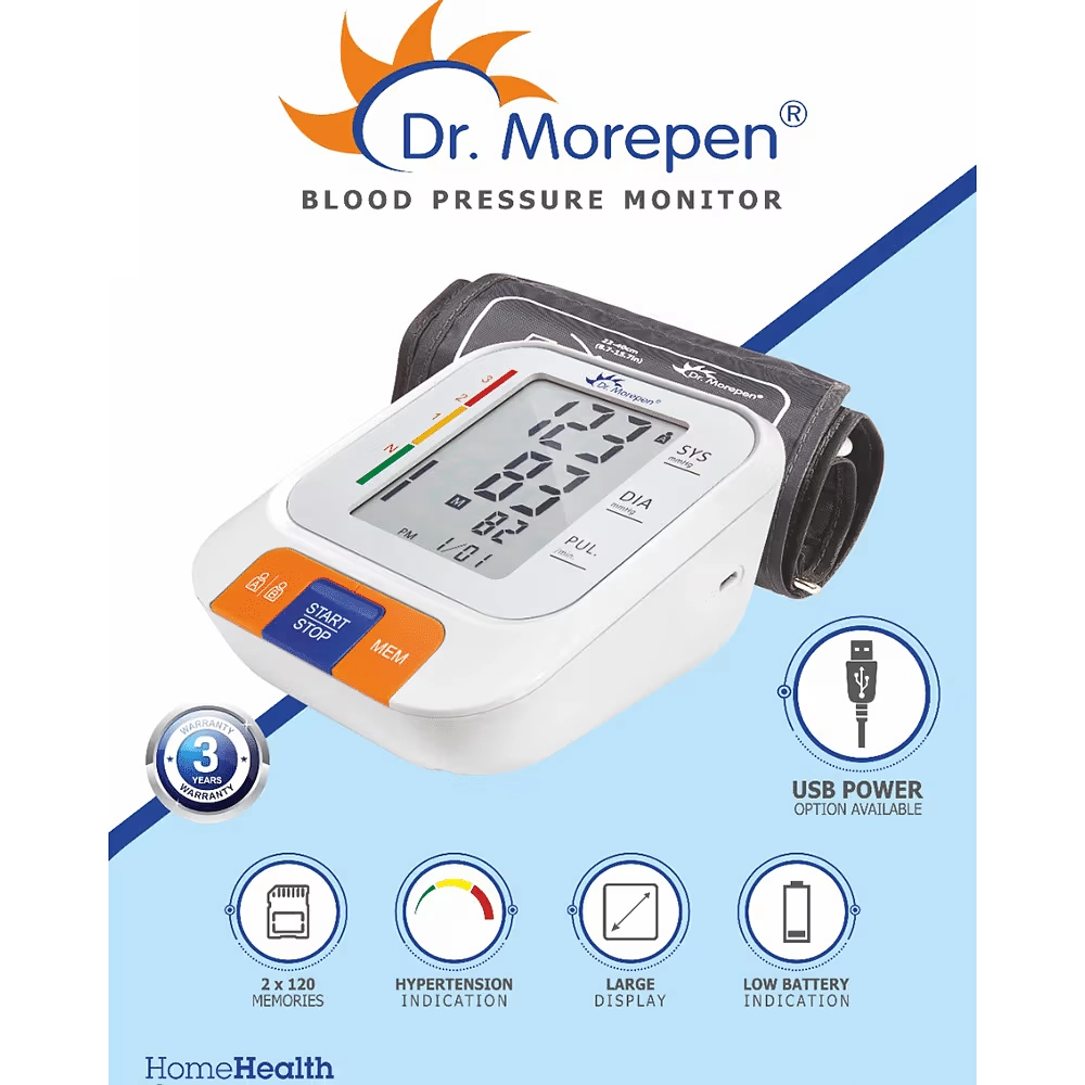 Dr. Morepen BP-15 BPOne Bp Monitor Automatic Blood Pressure Monitor