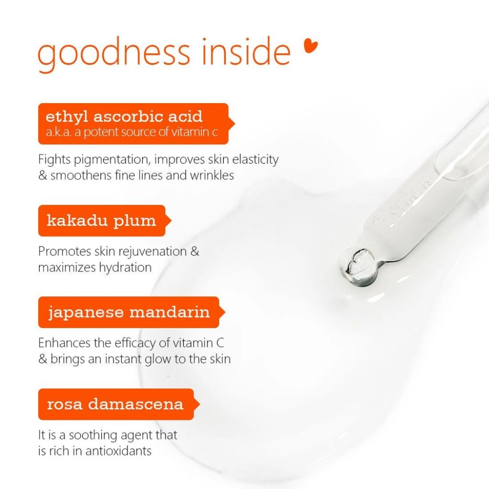 Plum 15% Vitamin C Serum for Face with Mandarin - 20ml