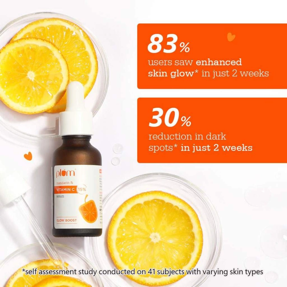 Plum 15% Vitamin C Serum for Face with Mandarin - 20ml
