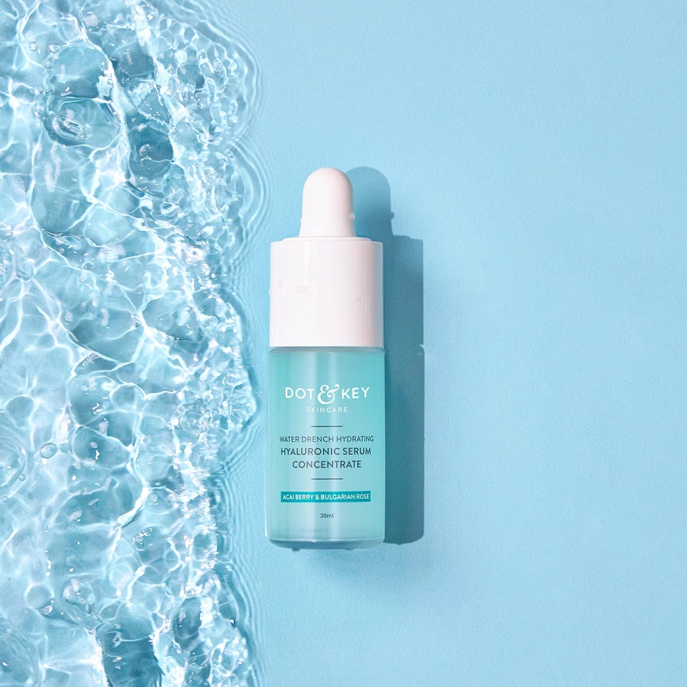 Dot & Key Water Drench Hyaluronic Serum with Ceramides, Intense Hydration - 30ml