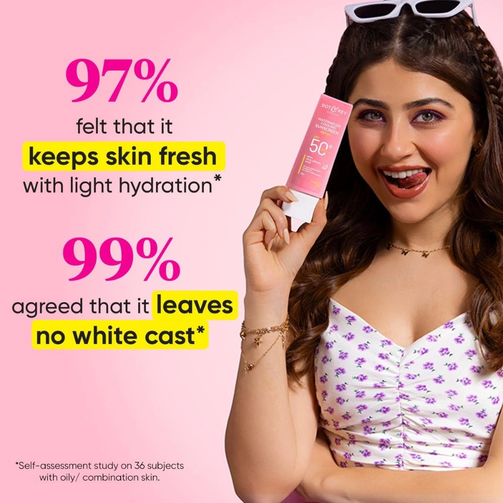 Dot & Key Watermelon Cooling Hyaluronic Sunscreen SPF 50+ PA++++ 50g