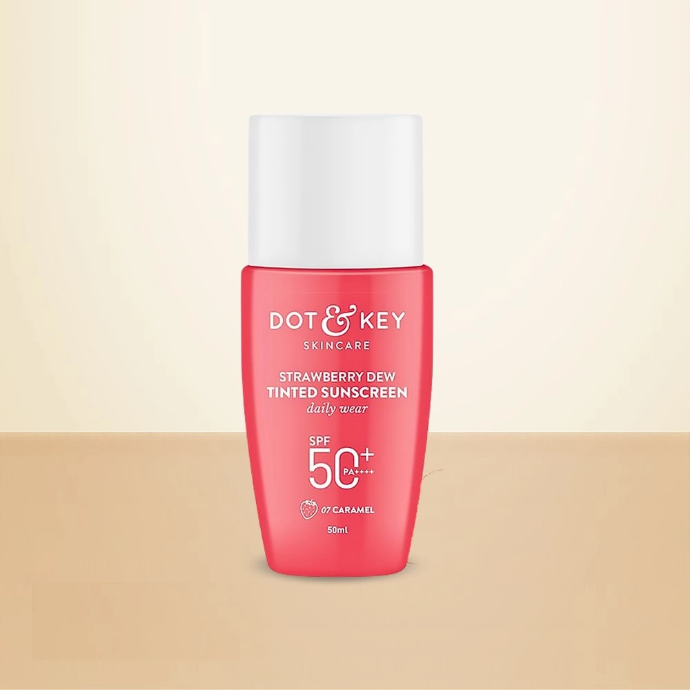 Dot & Key Strawberry Dew Tinted Sunscreen (Caramel Shade) SPF 50+ PA++++ 50ml