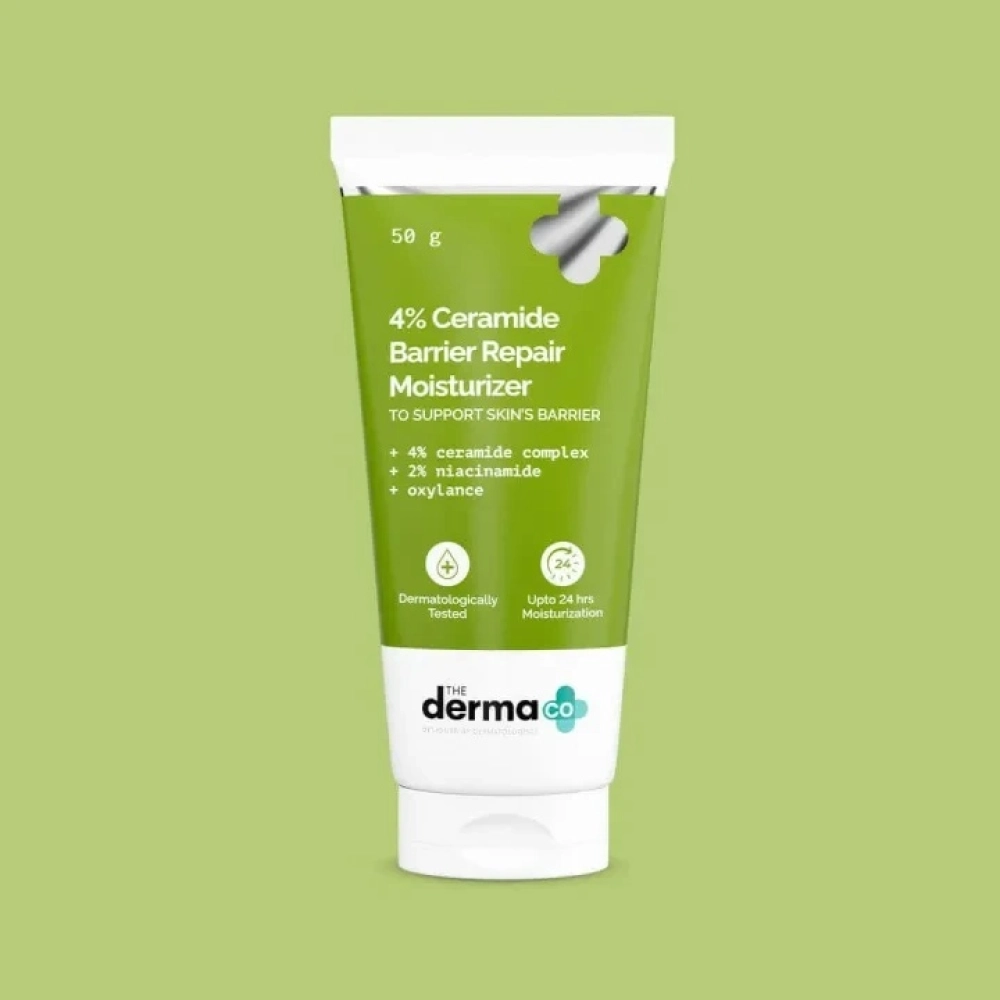 The Derma Co. 4% Ceramide Barrier Repair Moisturizer with Ceramide, Niacinamide, and Oxylance - 50 gm
