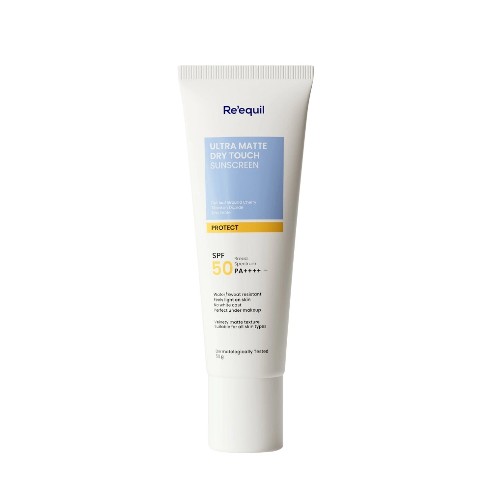 Reequil Ultra Matte Dry Touch Sunscreen Gel SPF 50 PA++++ 50gm