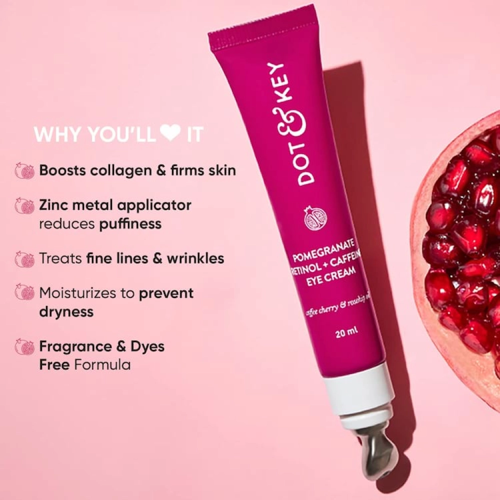 Dot & Key Pomegranate Youth Retinol + Caffeine Eye Cream 20ml