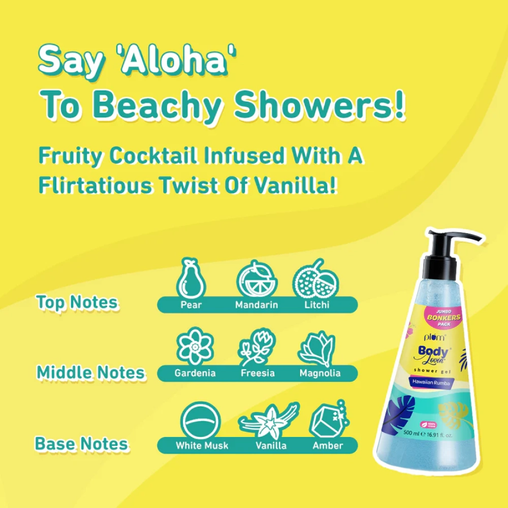 Plum BodyLovin' Hawaiian Rumba Shower Gel - 240ml