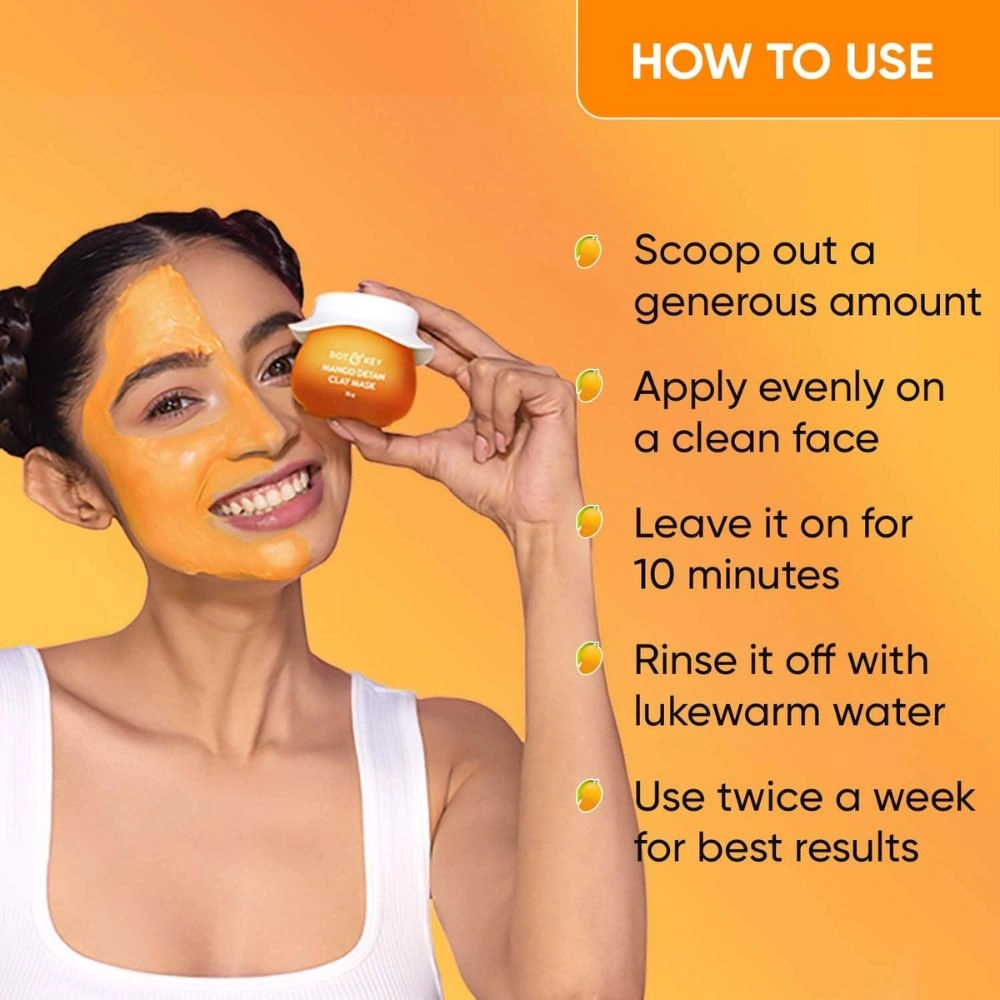 Dot & Key Mango Detan Tan Removal Clay Mask - 70g