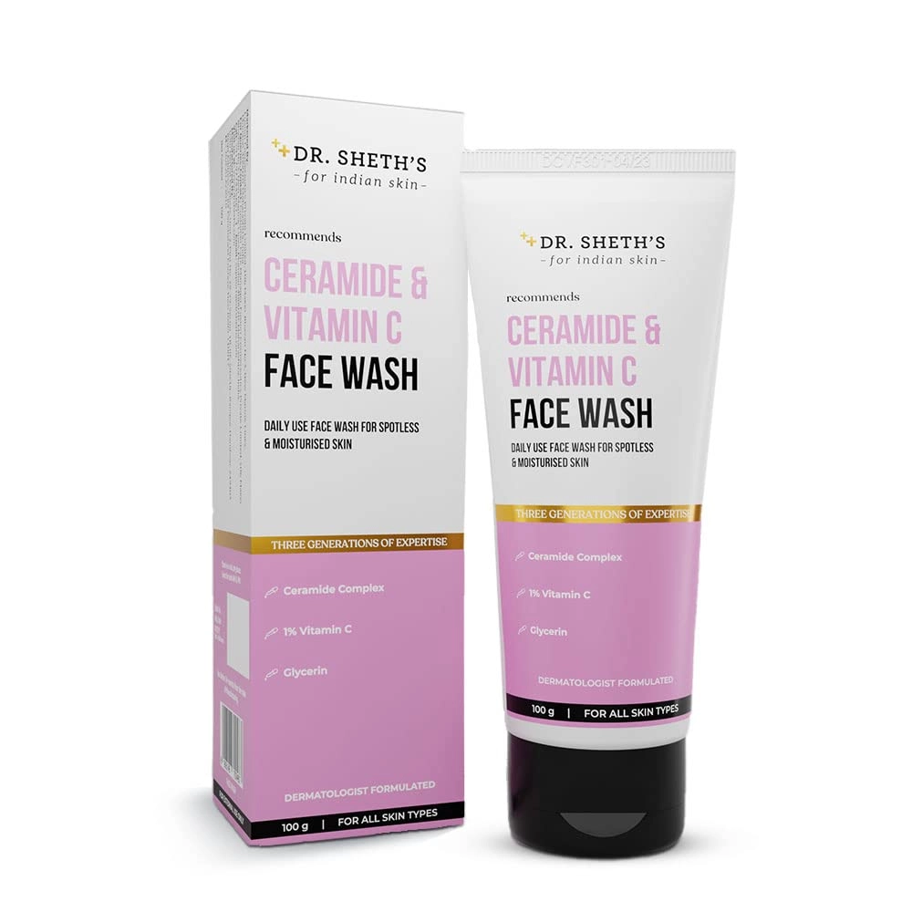 Dr Sheths Ceramide & Vitamin C Face Wash - 100gm