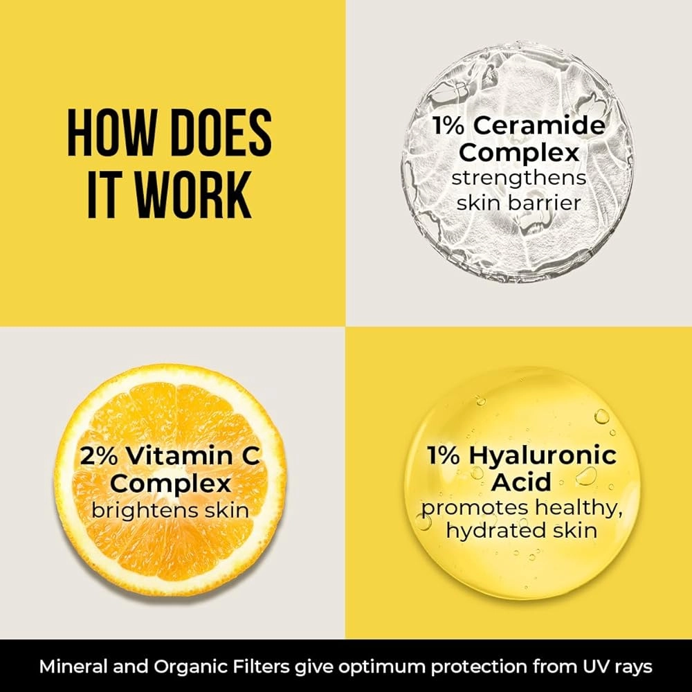 Dr Sheths Ceramide & Vitamin C Sunscreen - 50gm