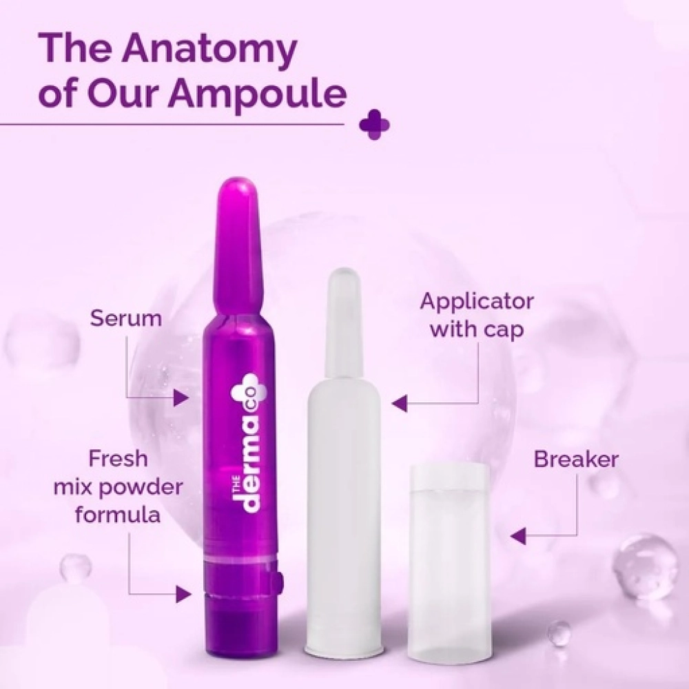 The Derma Co 5% Glycolic, 2% Kojic Pigmentation Corrector Ampoule Kit