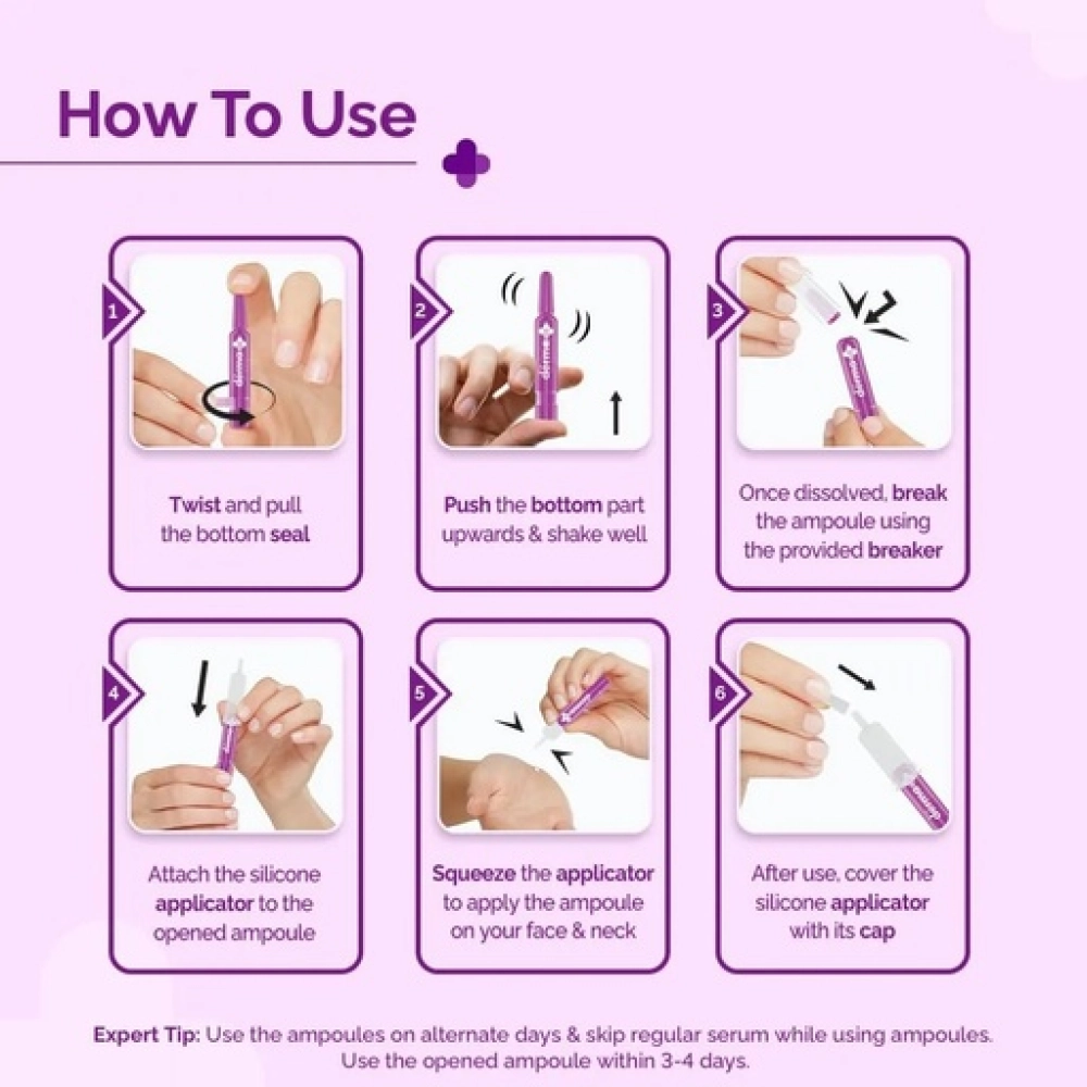 The Derma Co 15% Vitamin C Intense Bright Ampoule Kit - 14ml