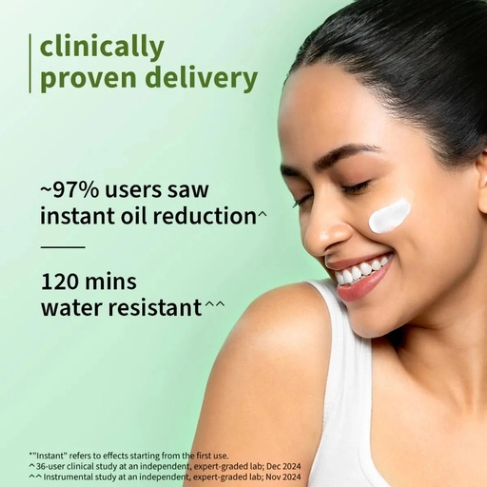 Plum Green Tea & Zinc Super-matte SPF 50 PA+++ Sunscreen Gel for Oily Skin 50g