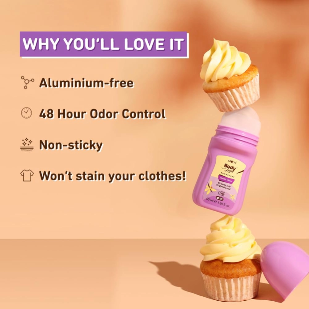 Plum BodyLovin Vanilla Vibes Deodorant Roll On 50ml